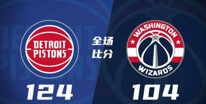 NBA：活塞124-104奇才