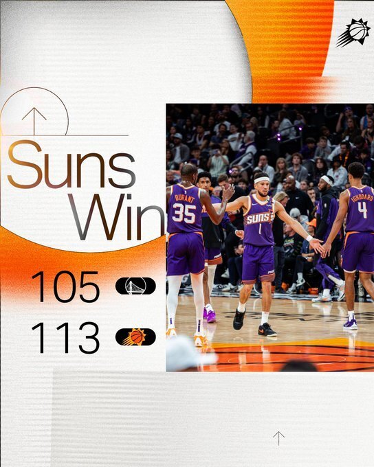 太阳113-105勇士