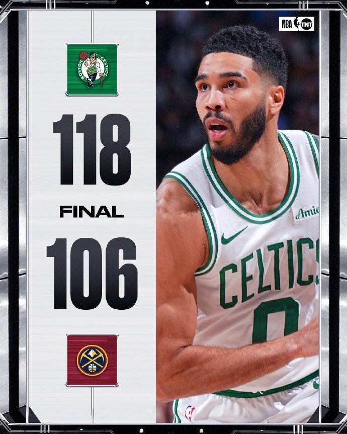 NBA：凯尔特人118-106掘金