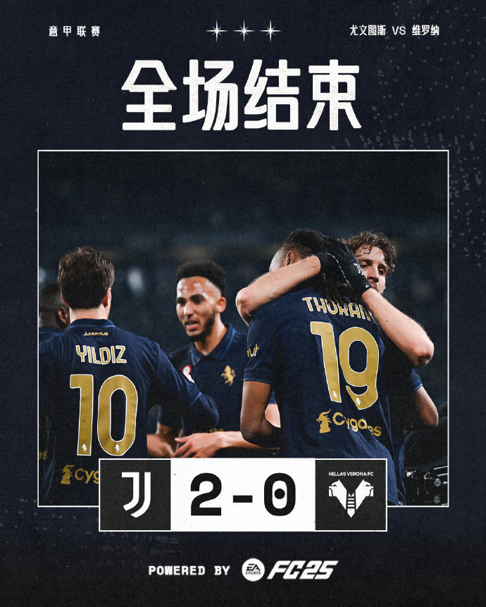 尤文图斯2-0维罗纳