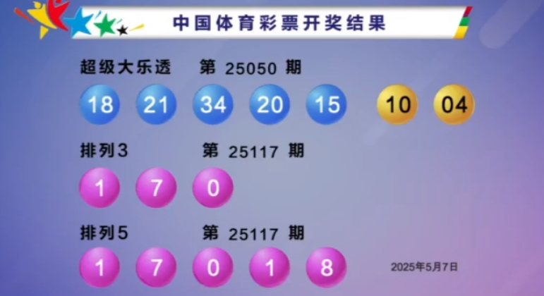 体彩开奖详情