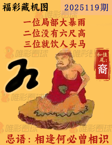 福彩3D藏机图