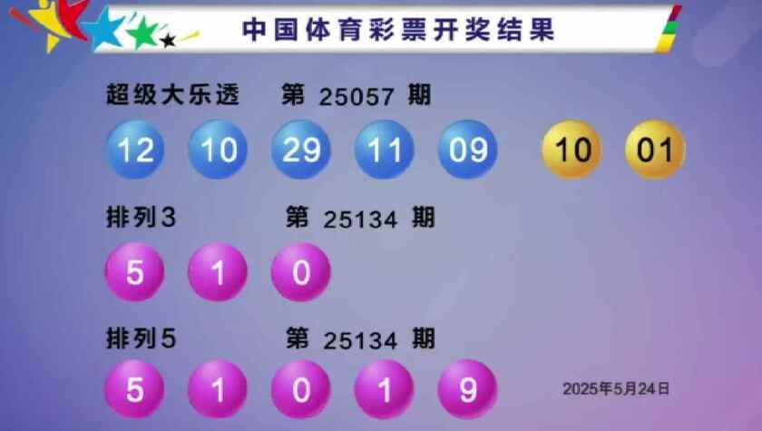 体彩开奖详情