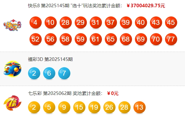 福彩开奖详情
