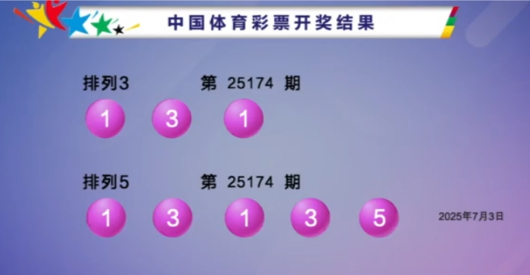 体彩开奖详情