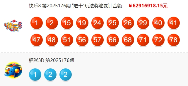 福彩开奖详情