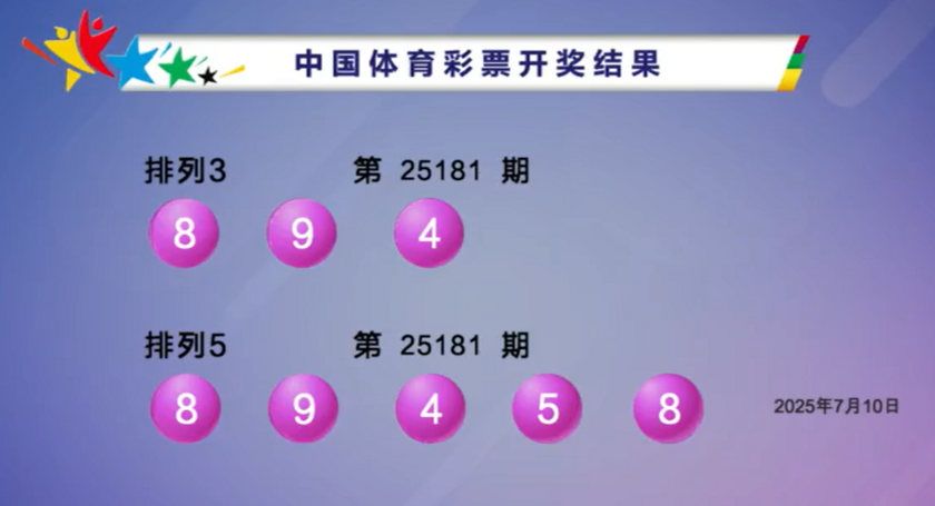 体彩开奖详情