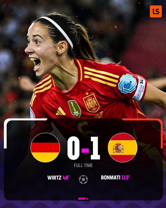 西班牙女足加时1-0德国女足