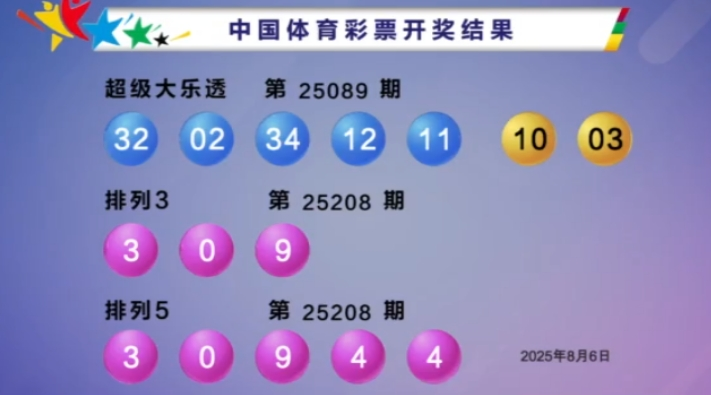 体彩开奖详