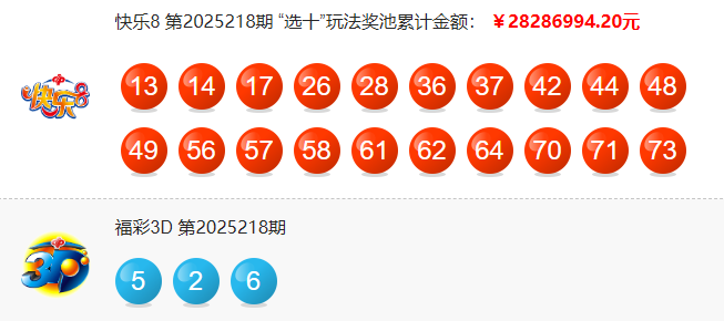 福彩开奖详情