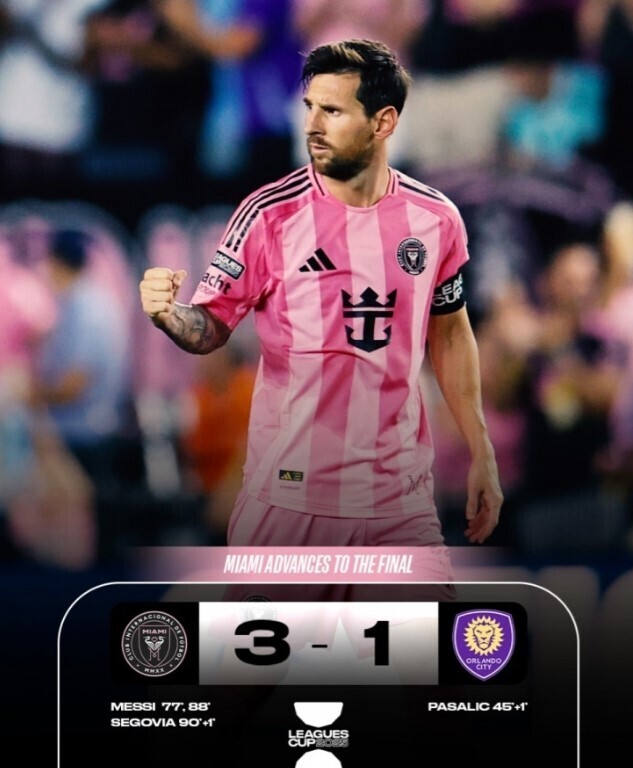 迈阿密国际3-1奥兰多城