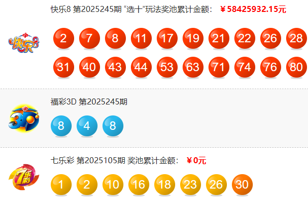 福彩开奖详