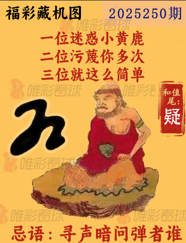 福彩3D藏机图