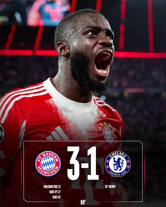 拜仁3-1切尔西