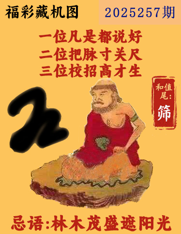 福彩3D藏机图