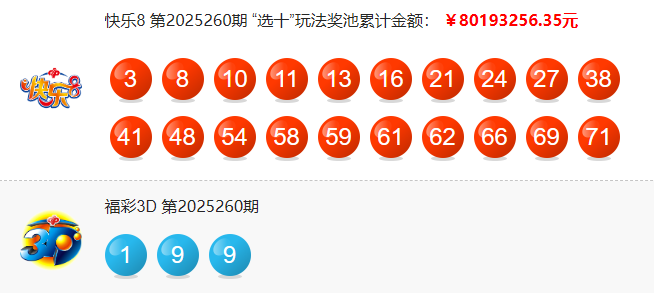 福彩开奖详情