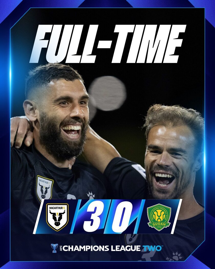 麦克阿瑟FC3-0北京国安