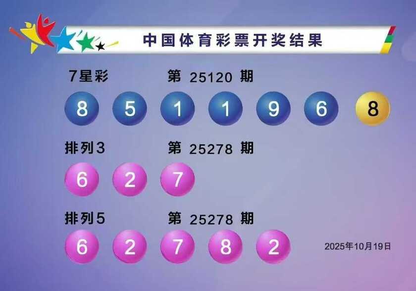 体彩开奖详情
