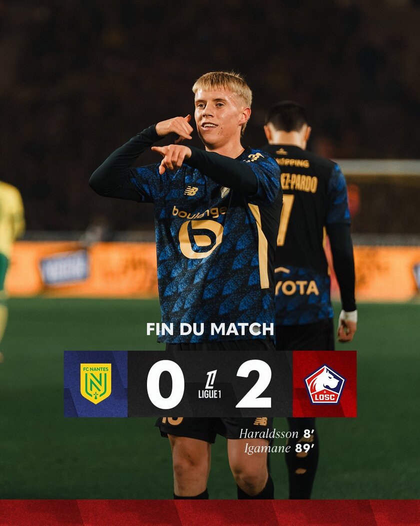 里尔2 - 0南特