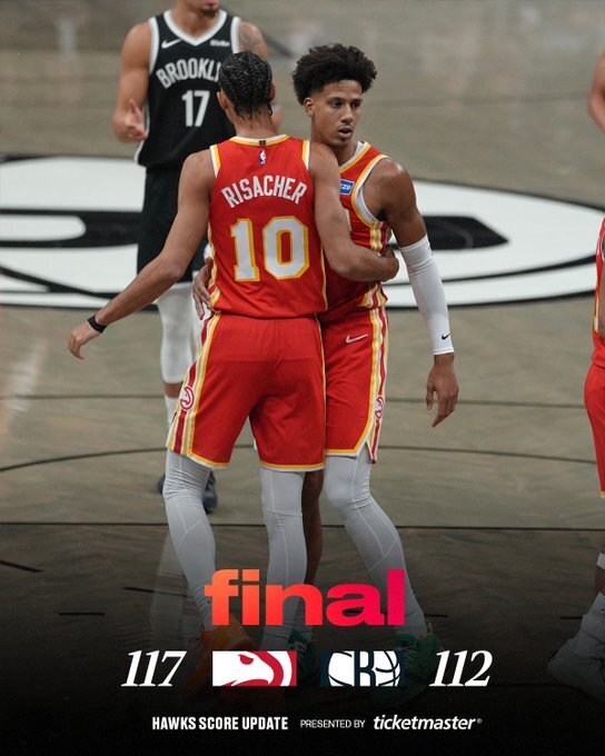 老鹰117-112险胜篮网