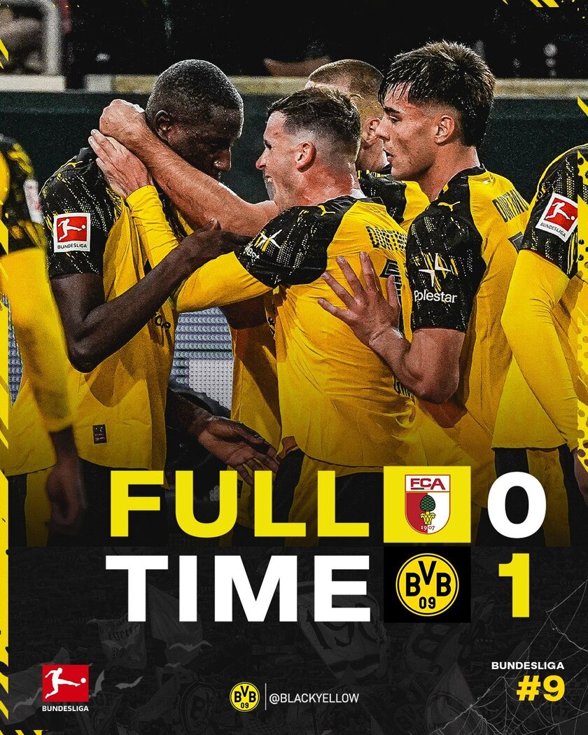 多特1-0奥格斯堡