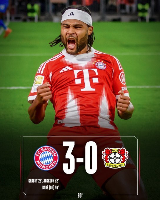 拜仁3-0勒沃库森