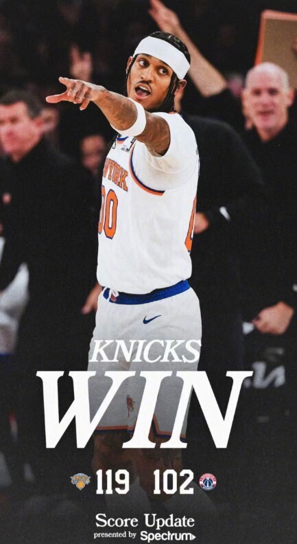 尼克斯119-102奇才