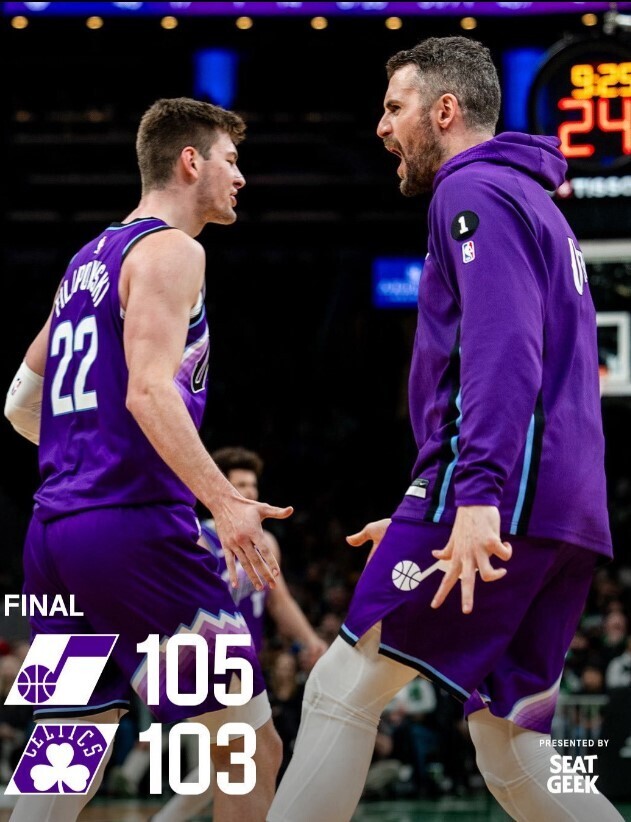 爵士105-103凯尔特人