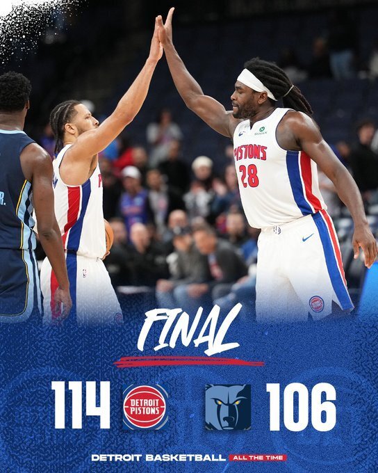 活塞114-106力克灰熊