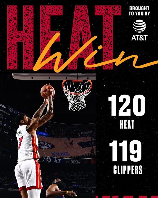 快船119-120惜败热火