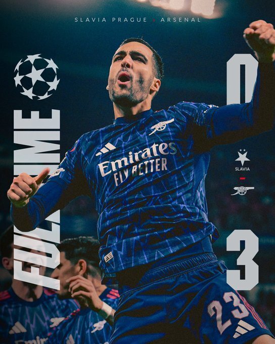 阿森纳3-0布拉格斯拉维亚