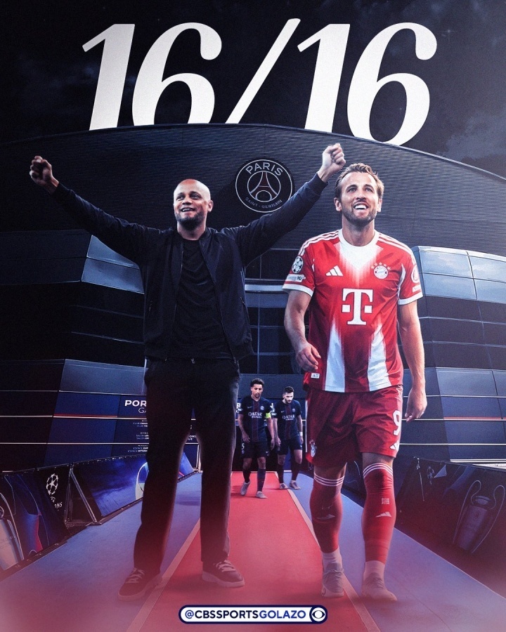 拜仁慕尼黑2-1击败巴黎圣日耳曼