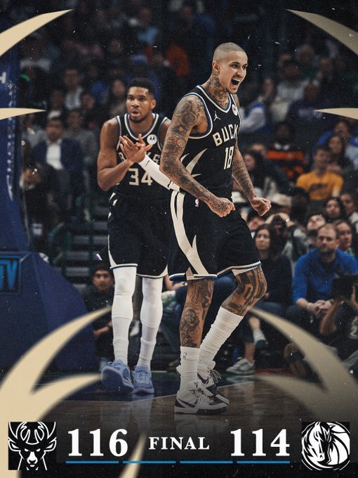 雄鹿116-114逆转独行侠