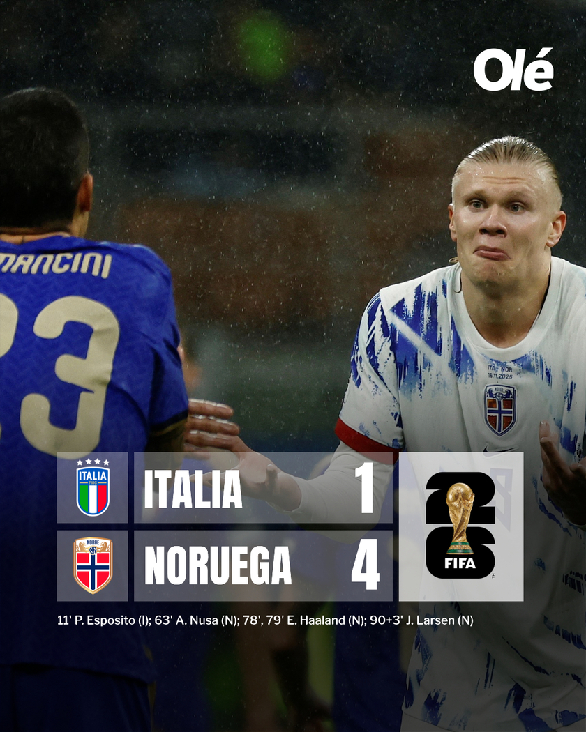 挪威4-1双杀意大利