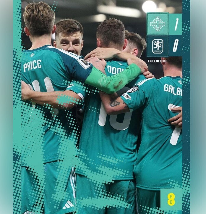 北爱尔兰1-0卢森堡