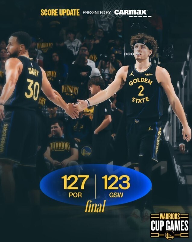 勇士123-127开拓者