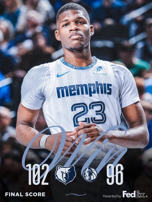 灰熊102-96力克独行侠