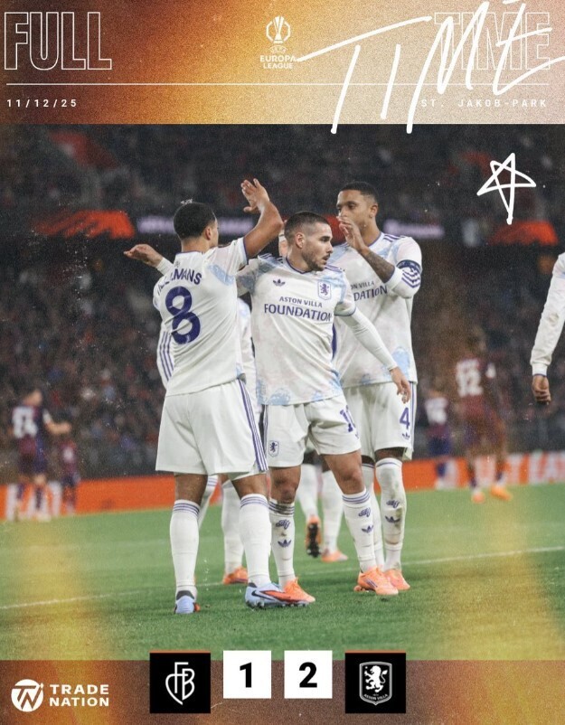 阿斯顿维拉2-1巴塞尔