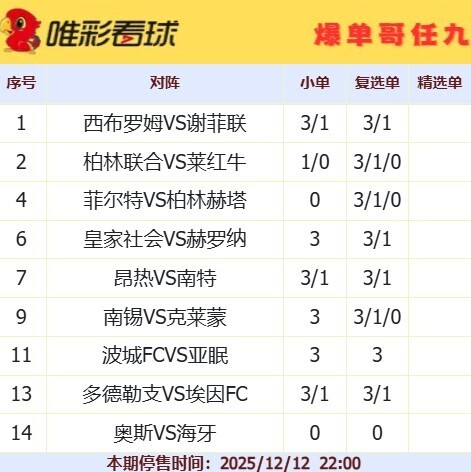 爆单哥25185期小单和复选单