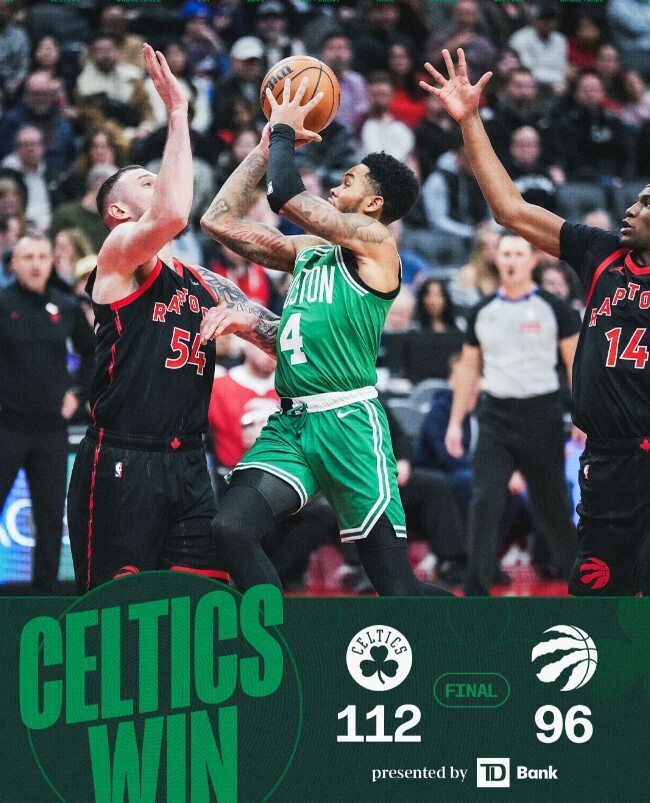 凯尔特人112-96猛龙