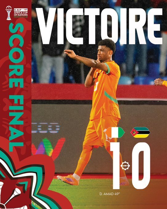 科特迪瓦1-0莫桑比克
