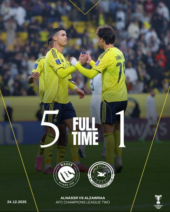 利雅得胜利5-1扎瓦拉