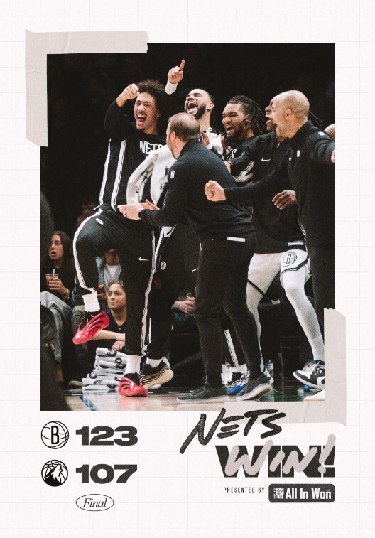 篮网123-107森林狼