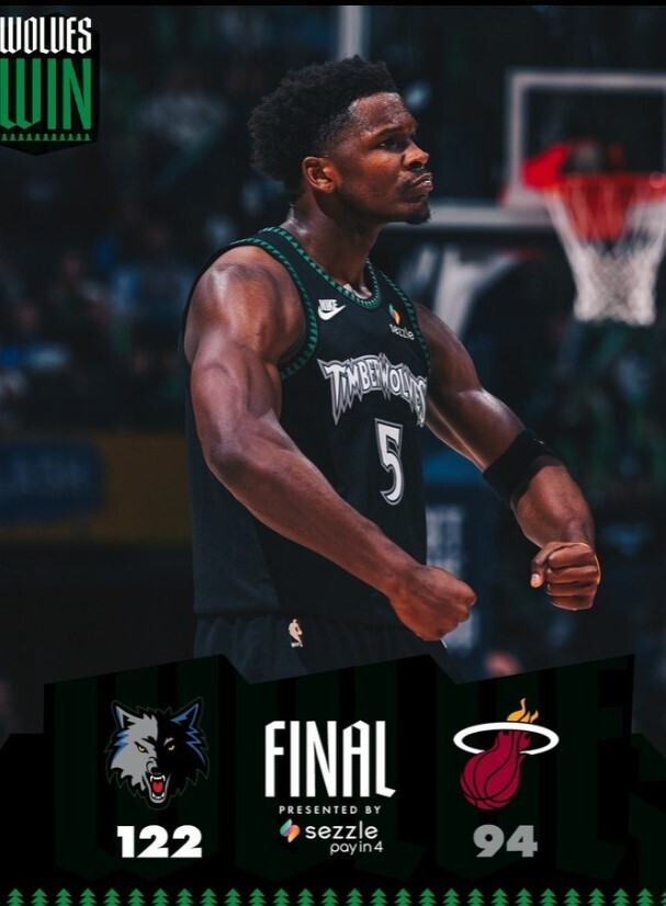 森林狼122-94热火