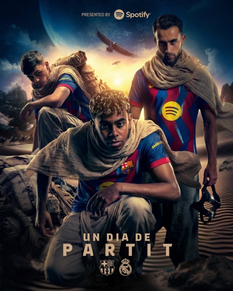 巴萨官方预热海报