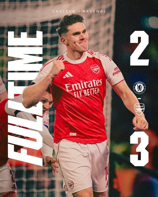 切尔西2-3阿森纳