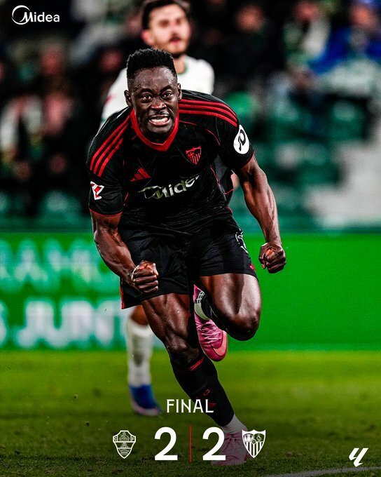 埃尔切2-2塞维利亚