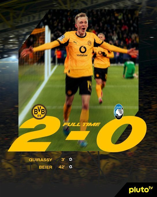 多特蒙德2-0亚特兰大