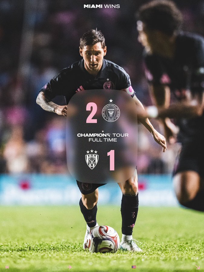 迈阿密国际2-1击败山谷独立