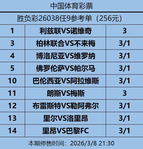 姜山冷门26038期